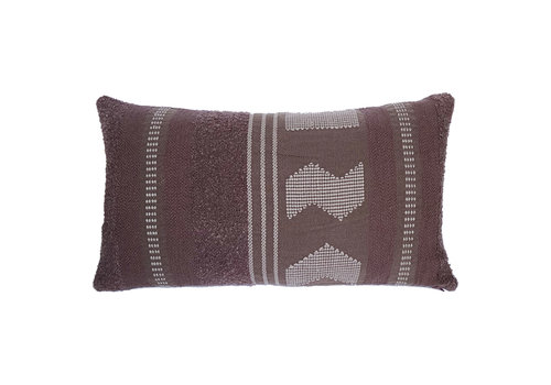 Crafty chestnut brown cushion rectangle