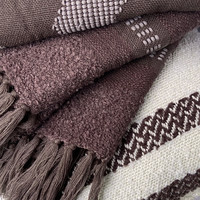 Crafty chestnut brown throw