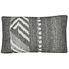 Mochica wool cushion black decostripe rectangle new