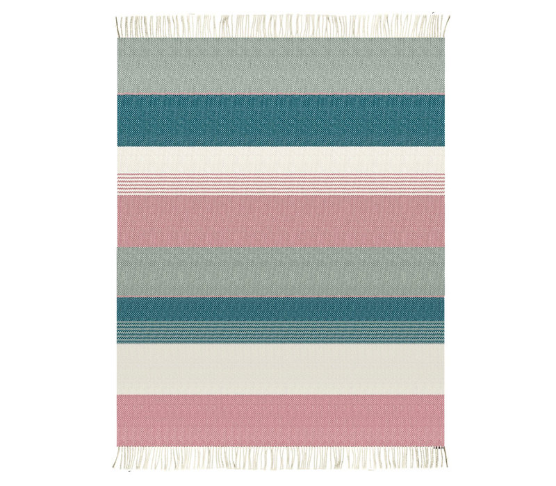 Festivity wool throw pastel