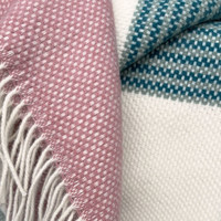 Festivity wool throw pastel