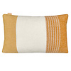 Festivity wool cushion yellow rectangle