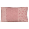 Uptown wool cushion pink rectangle