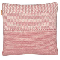 Uptown wool cushion pink square