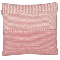 Uptown wool cushion pink square