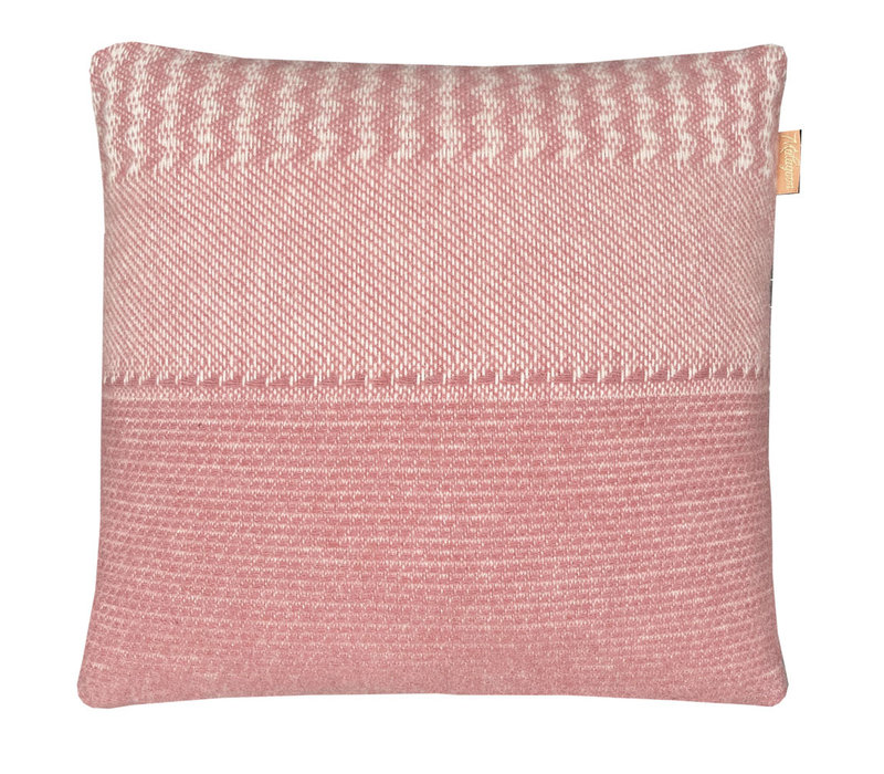 Uptown wool cushion pink square