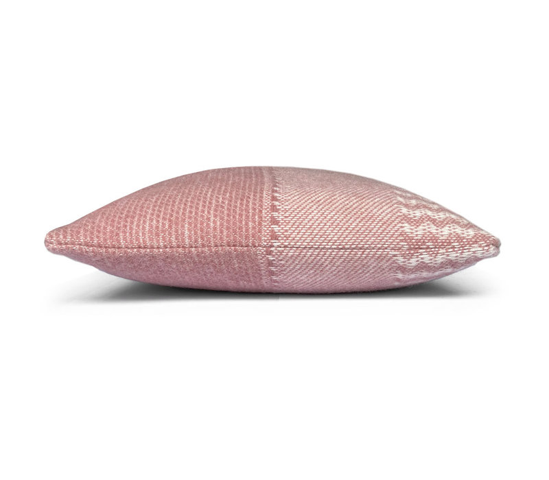 Uptown wool cushion pink square