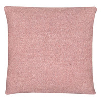 Rosewood double face recycled wool square cushion