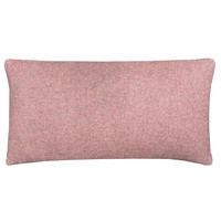 Rosewood double face recycled wool rectangle cushion