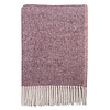 Rosewood double face recycled wool throw