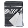 Mochica wool blanket black new