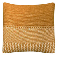 Uptown wool cushion ocre square