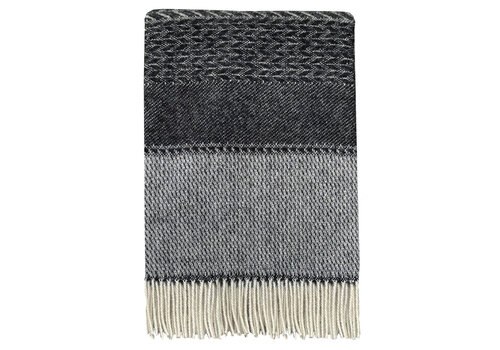 Uptown wool throw black