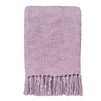 Orchid lilac 100% recycled throw