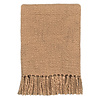 Fudge yellow 100% recycled throw