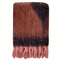 Zapotec soft black recycled throw