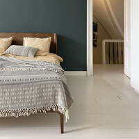 Native stripe cotton grey throw 135x220cm