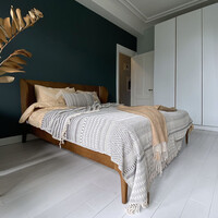 Native stripe cotton grey throw 135x220cm