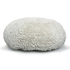Eboya offwhite round poof large