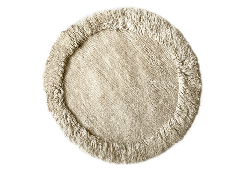 Eboya offwhite round rug