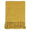 Curry yellow throw
