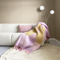 Zapotec soft lilac recycled throw