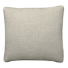 Beige double faced recycled wool square cushion