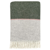 Festivity wool throw dawn pink
