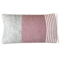 Festivity wool cushion dawn pink rectangle