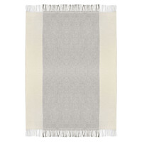 Easy nature wool grey throw