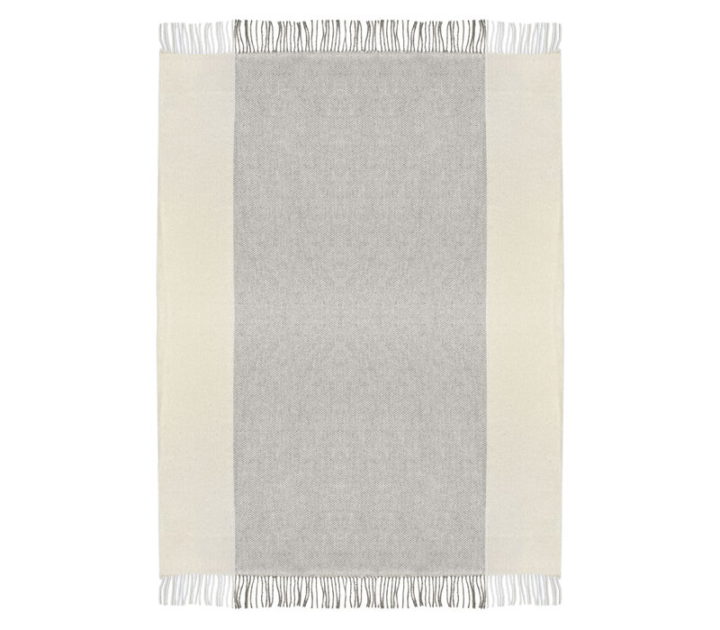 Easy nature wool grey throw