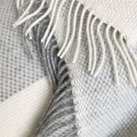 Easy nature wool grey throw