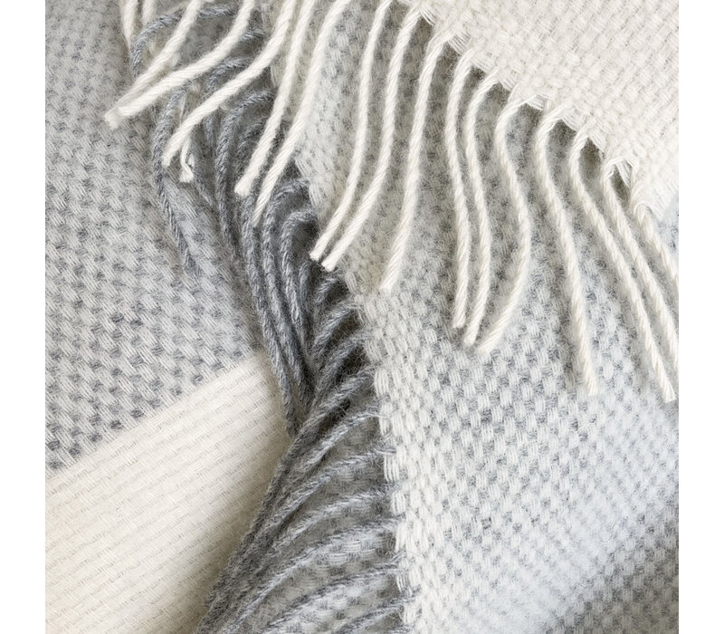 Easy nature wool grey throw