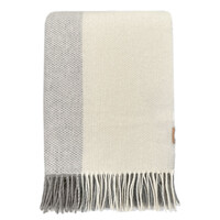 Easy nature wool grey throw