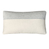 Easy nature wool cushion grey rectangle