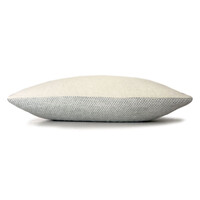 Easy nature wool cushion grey rectangle