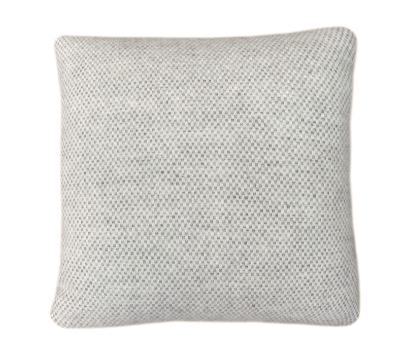Easy nature wool cushion grey square