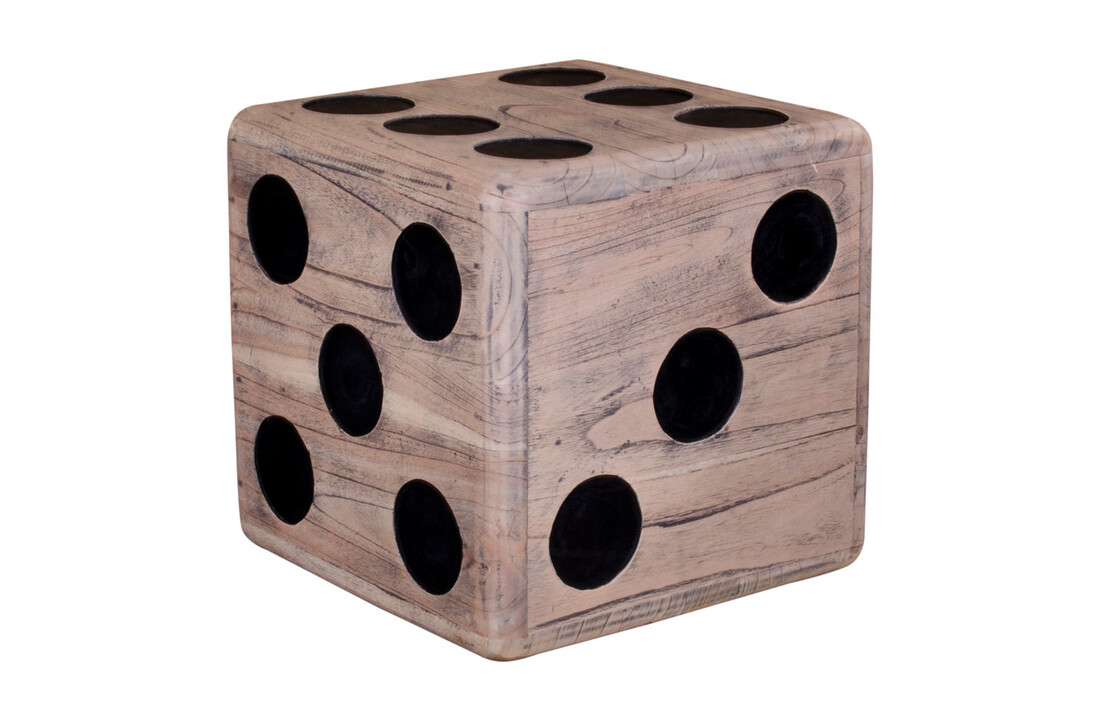 Cubo Kruk - Kruk in natuurlijk Mindi hout