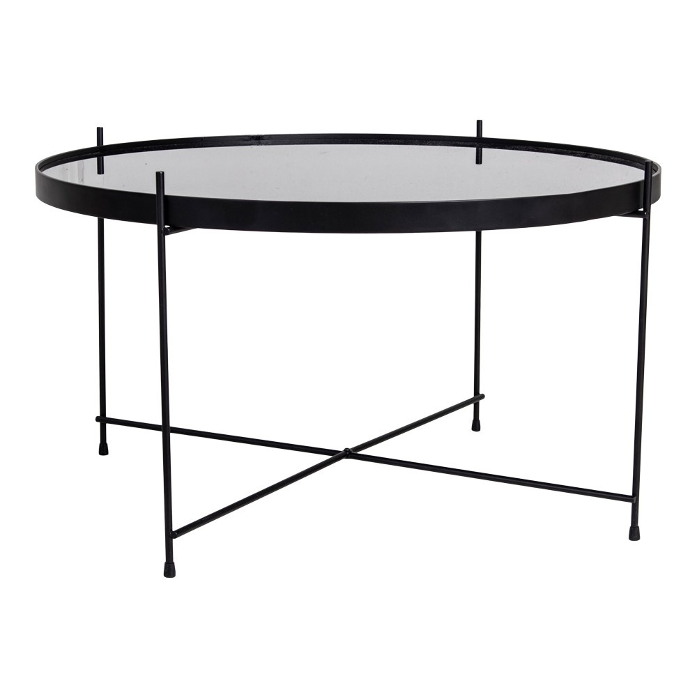 Moderne zwarte salontafel 