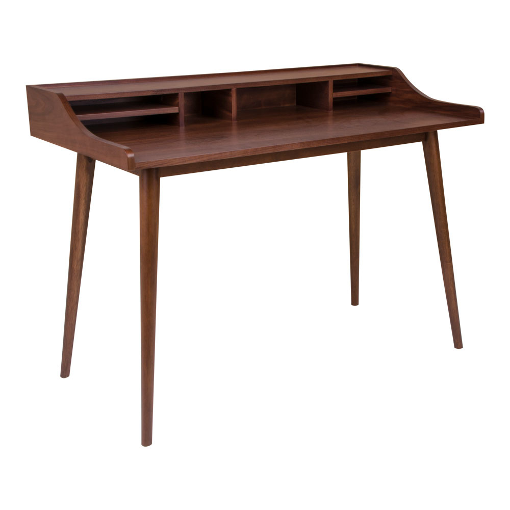 Klassieke bruine %27%27Hellerup%27%27 Bureau - L60xB120xH88 cm