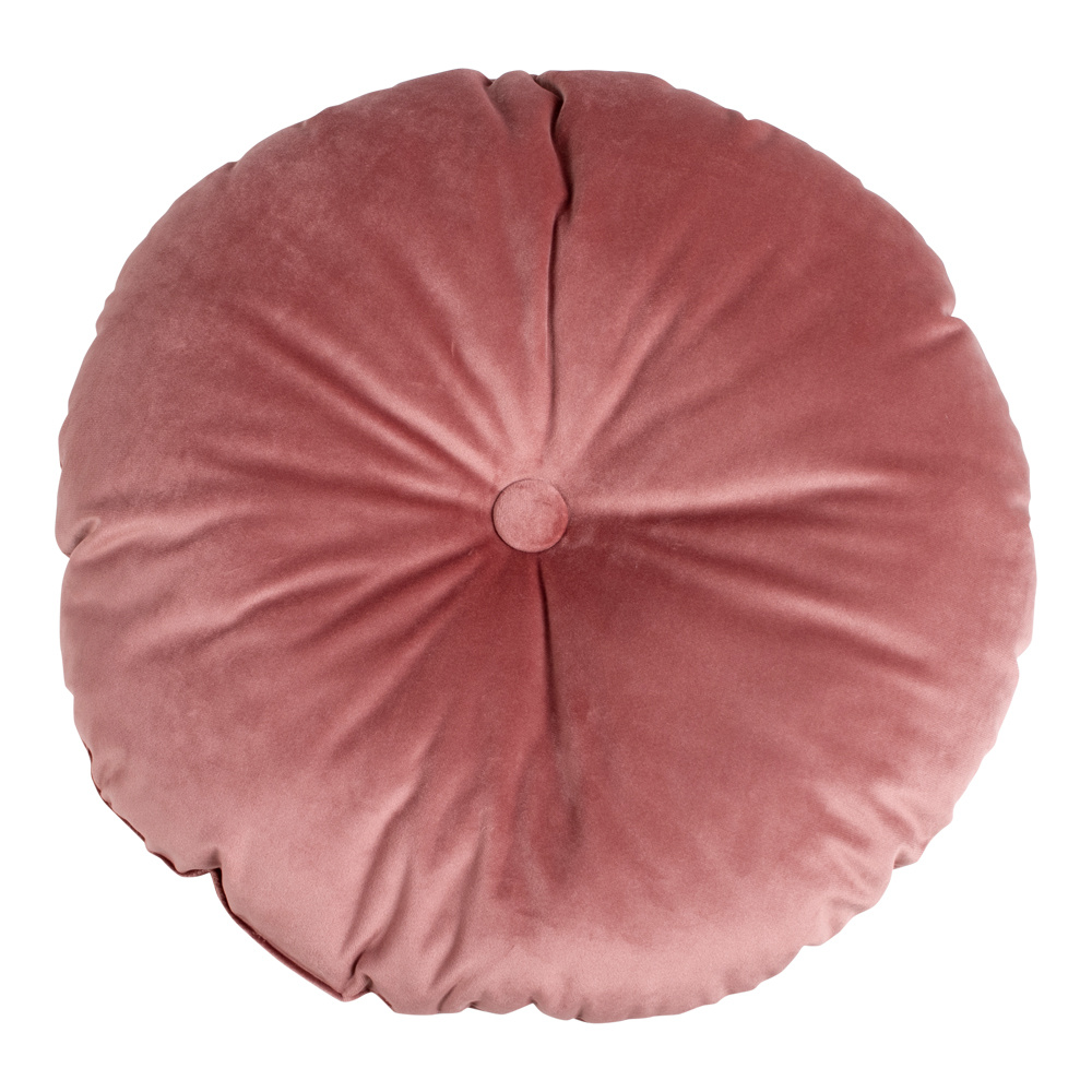 Roze kussen van fluweel %27%27Luso%27%27 - ø45cm