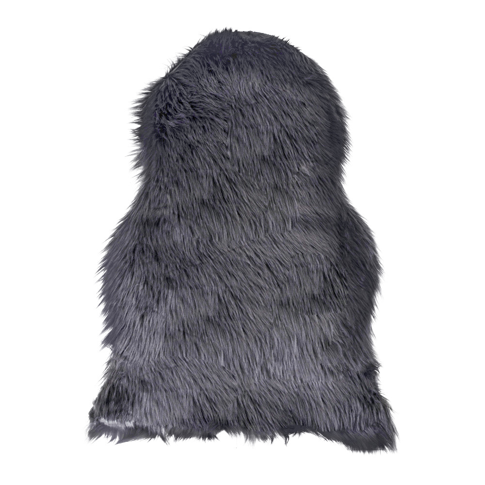 Scandinavisch grijs schapenvacht - 50x85 cm