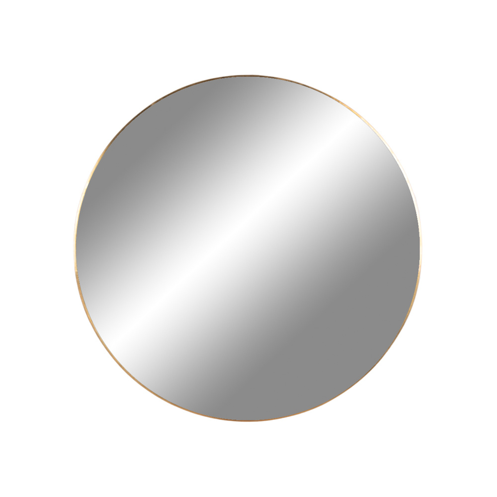 Moderne Spiegel met koperen frame - %27%27Jersey%27%27 Ø60 cm