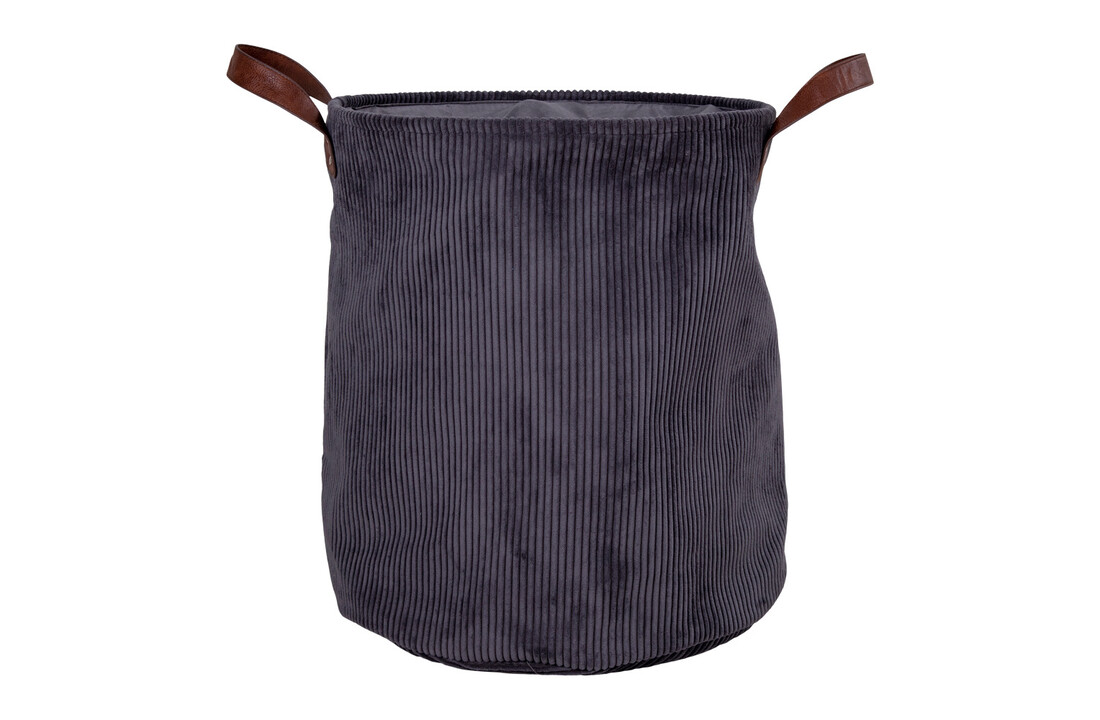 Augusta Wasmand - Wasmand in grijs corduroy