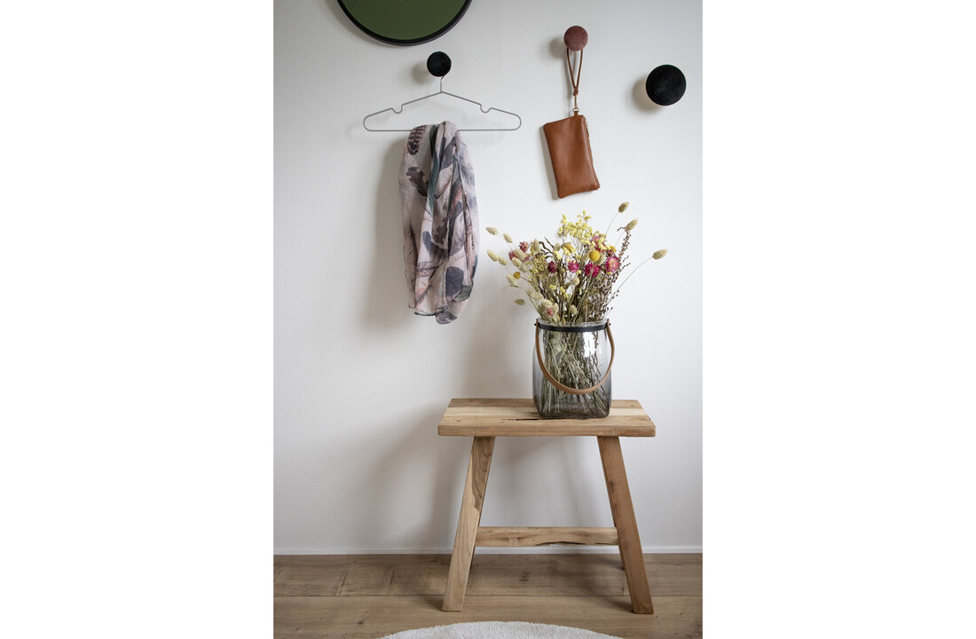 Massa hangers - Metalen hangers met grijze coating S/10
