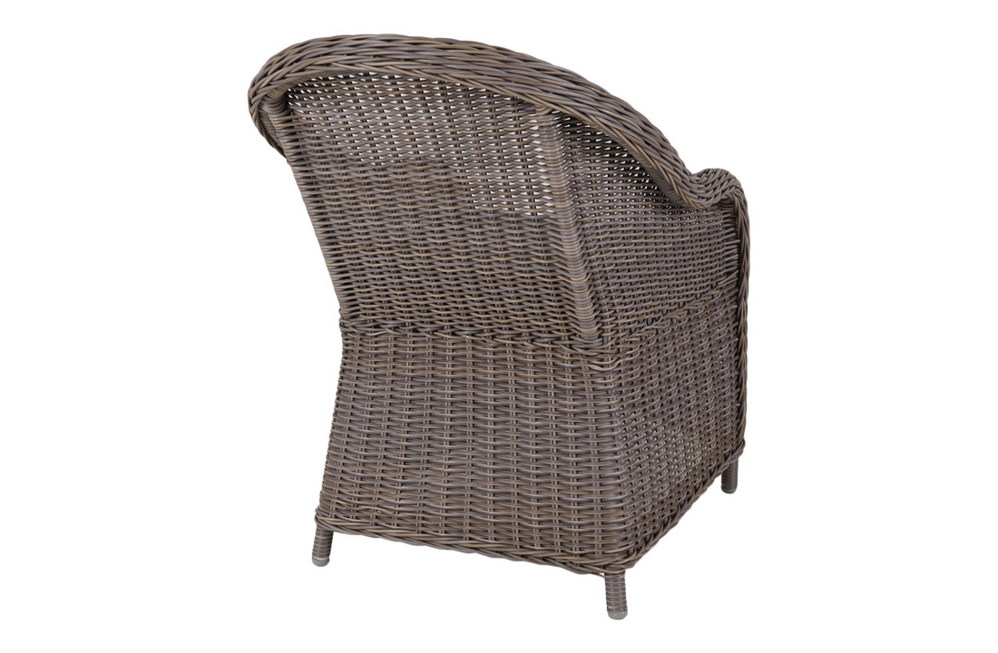 Moderne zwarte ''Leon'' Loungestoel met Poef - 47 cm zithoogte