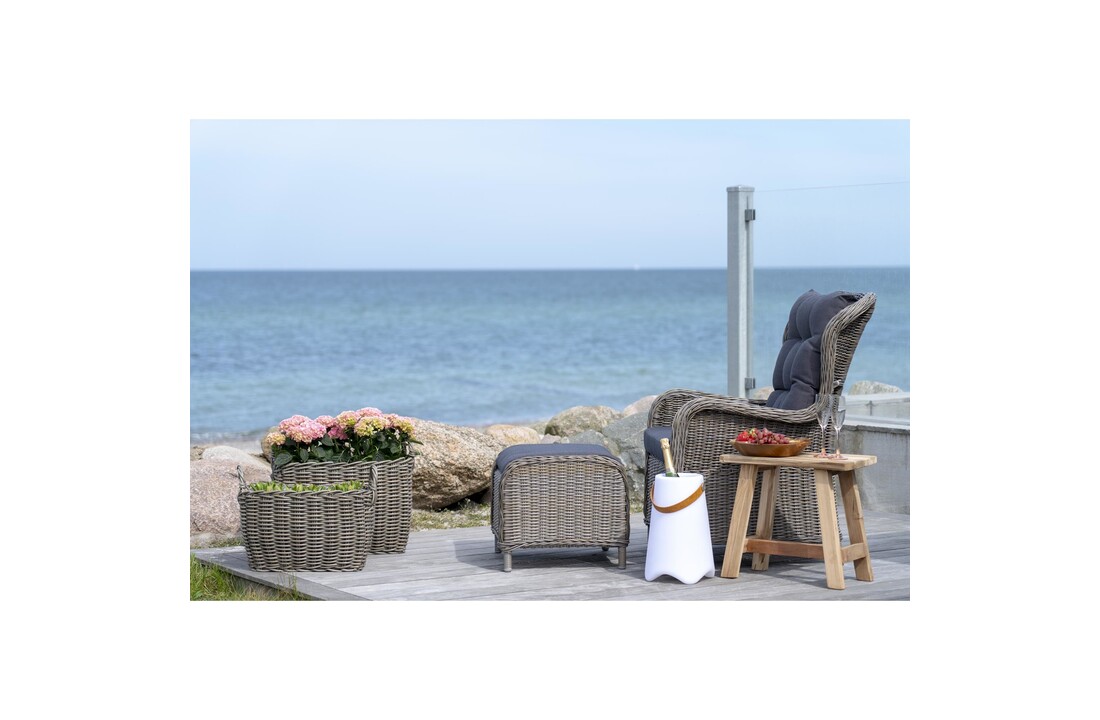 Moderen witte ''Bristol'' LED Wijnkoeler - 2 stuks