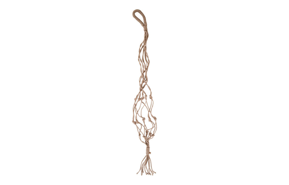 Chennai Bloempothanger - Hanger voor bloemenpot, van natuurlijk touw, excl. pot