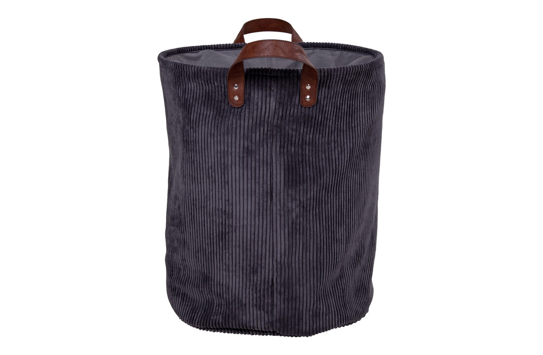 Moderne grijze ''Augusta'' Wasmand - L42xB42xH50 cm