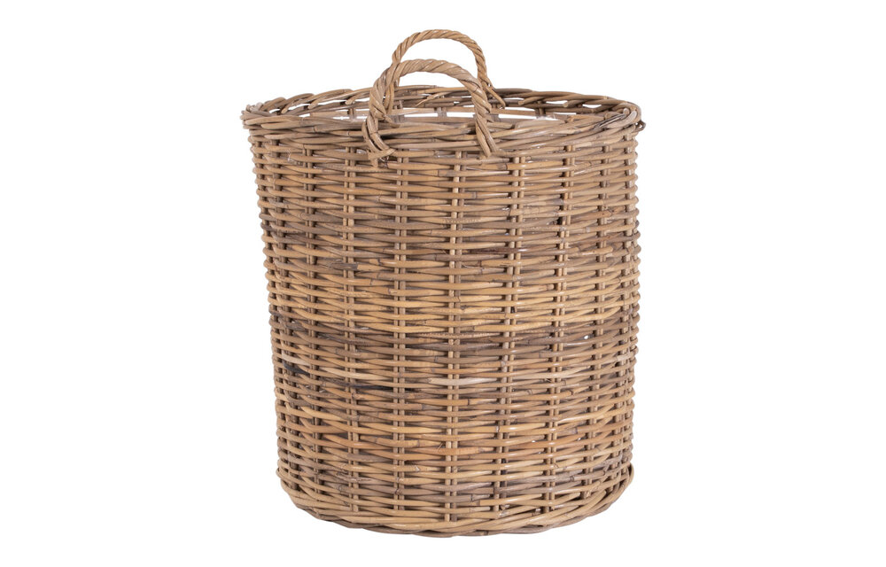 Indo Manden - 2 ronde kubu manden met plastic binnenkant